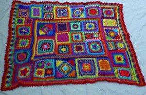 Better Homes and Gardens Granny Square Sampler Afghan