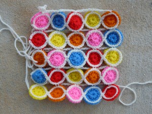 A bottle cap inspired crochet project