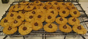 Peanut butter blossoms