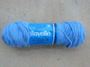 Sayelle "bluebell" vintage acrylic yarn