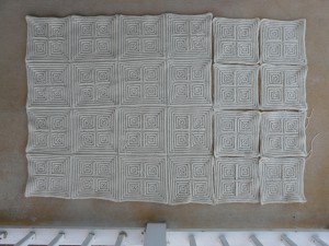 I finally finish the last eight medium squares